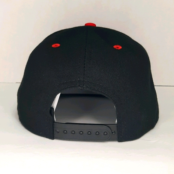 Anaheim Angels Ducks Mash Up Logo Snapback Hat - Picture 4 of 5